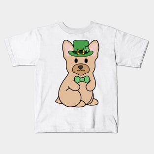 St Patrick French Bulldog Cream Kids T-Shirt